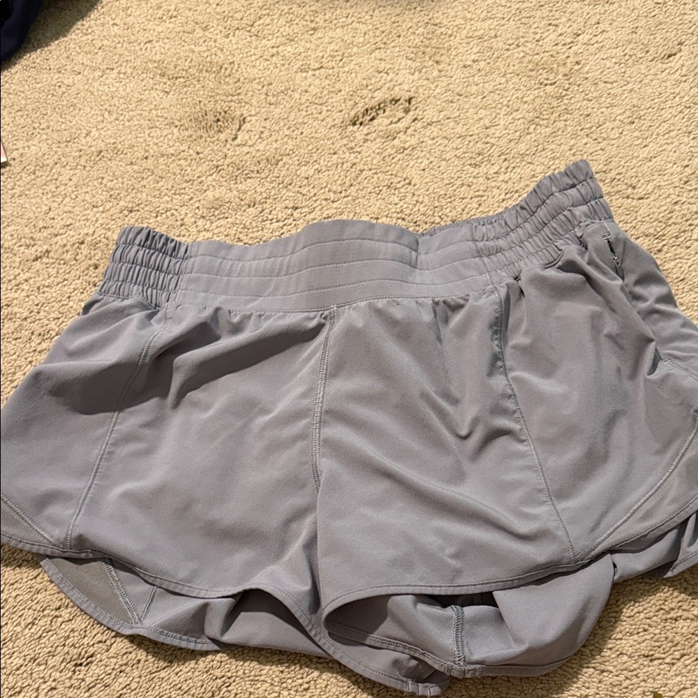 lululemon athletica Light Gray Women's Athletic Shorts